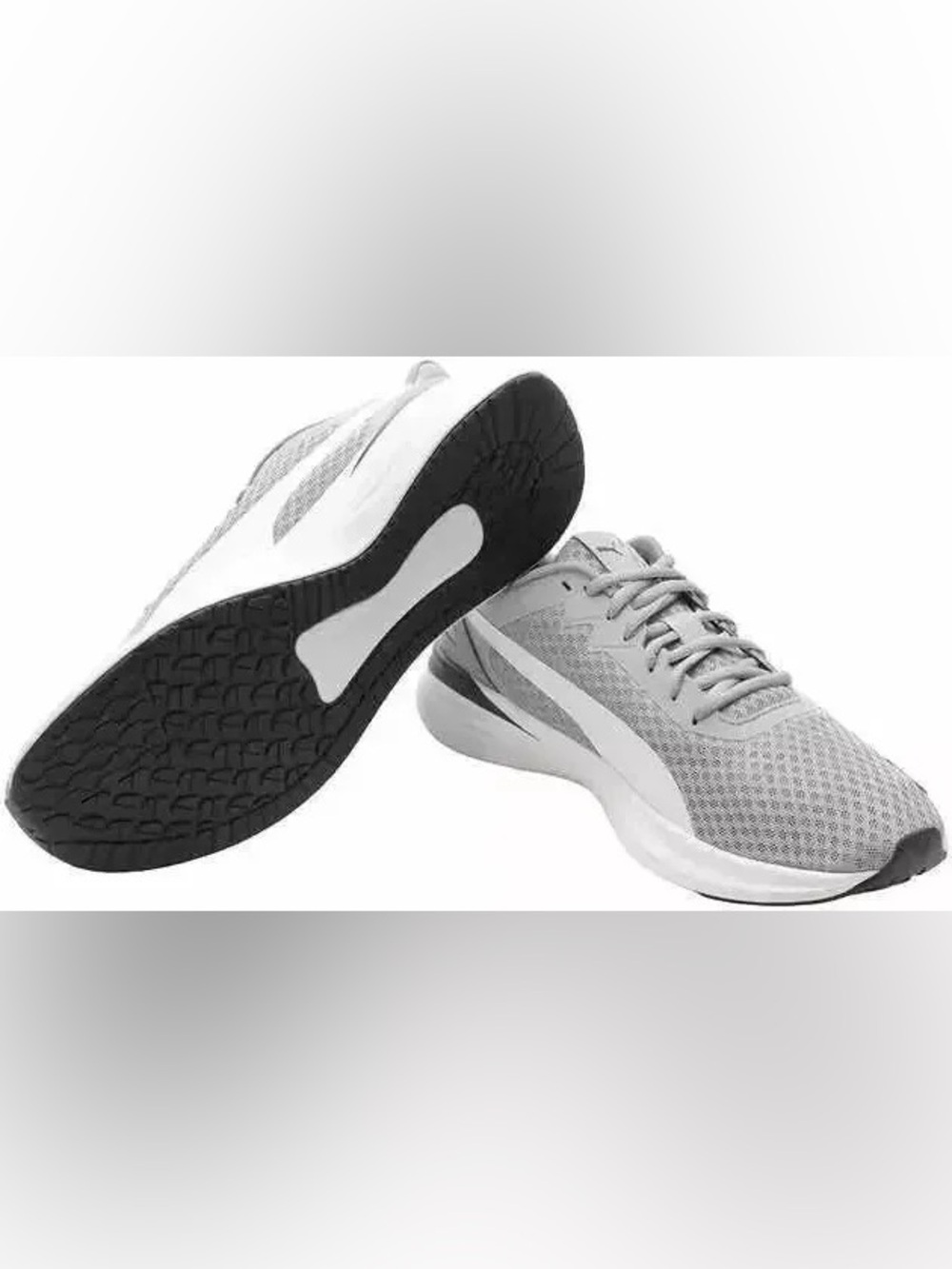 ❤️Puma Men's Light Gray Mesh Lace-Up Sneakers Athletic Shoe New size 13 - Picture 8 of 12